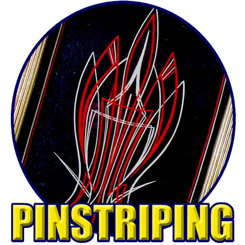 Hand Painted Pinstriping by Definitive Arts.
